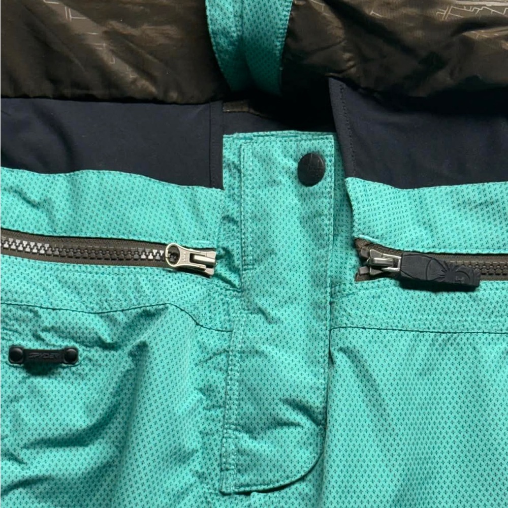 Spyder Teal Women Ski/Snowboard Jacket and Pants Set - Picture 9 of 11